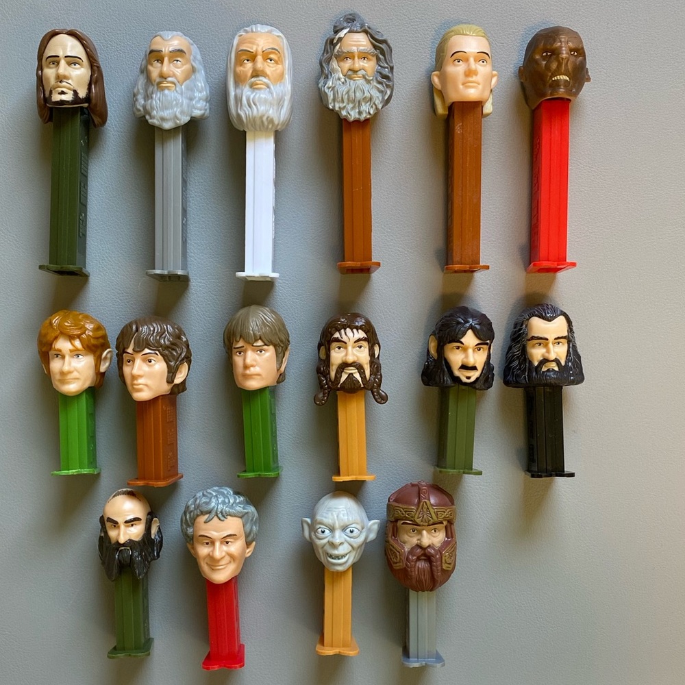 Lord of the Rings Pez Dispenser Set